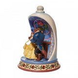 Enchanted Love - Beauty and the Beast Rose Dome Figurine